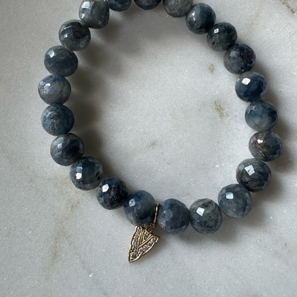 Sydney Evan Beaded Charm Bracelet with 14k Gold and Diamond Charm - Picture 4 of 12